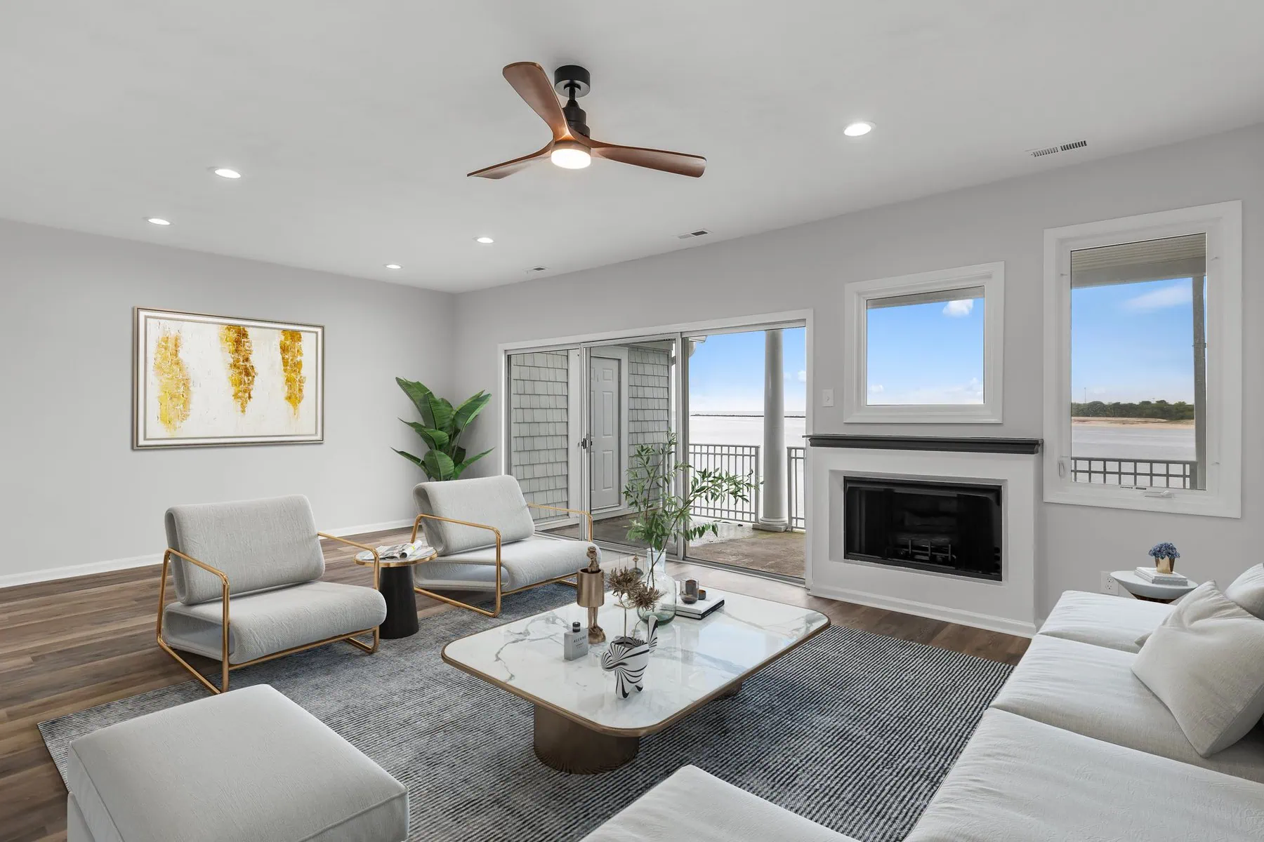 Inside of a house we bought fast and redid in hampton roads