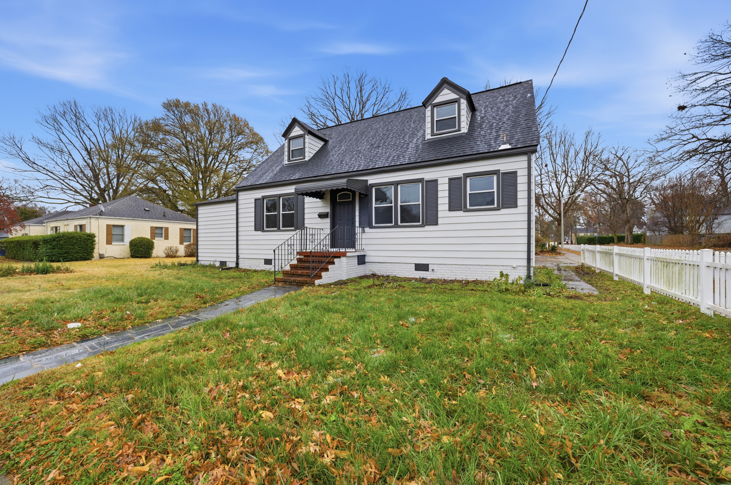 The front of a home in Windsor we bought fast